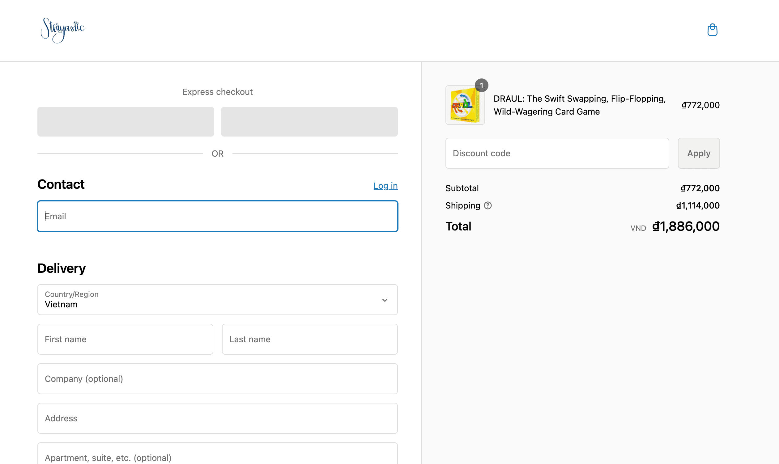 How to apply Storyastic coupon code